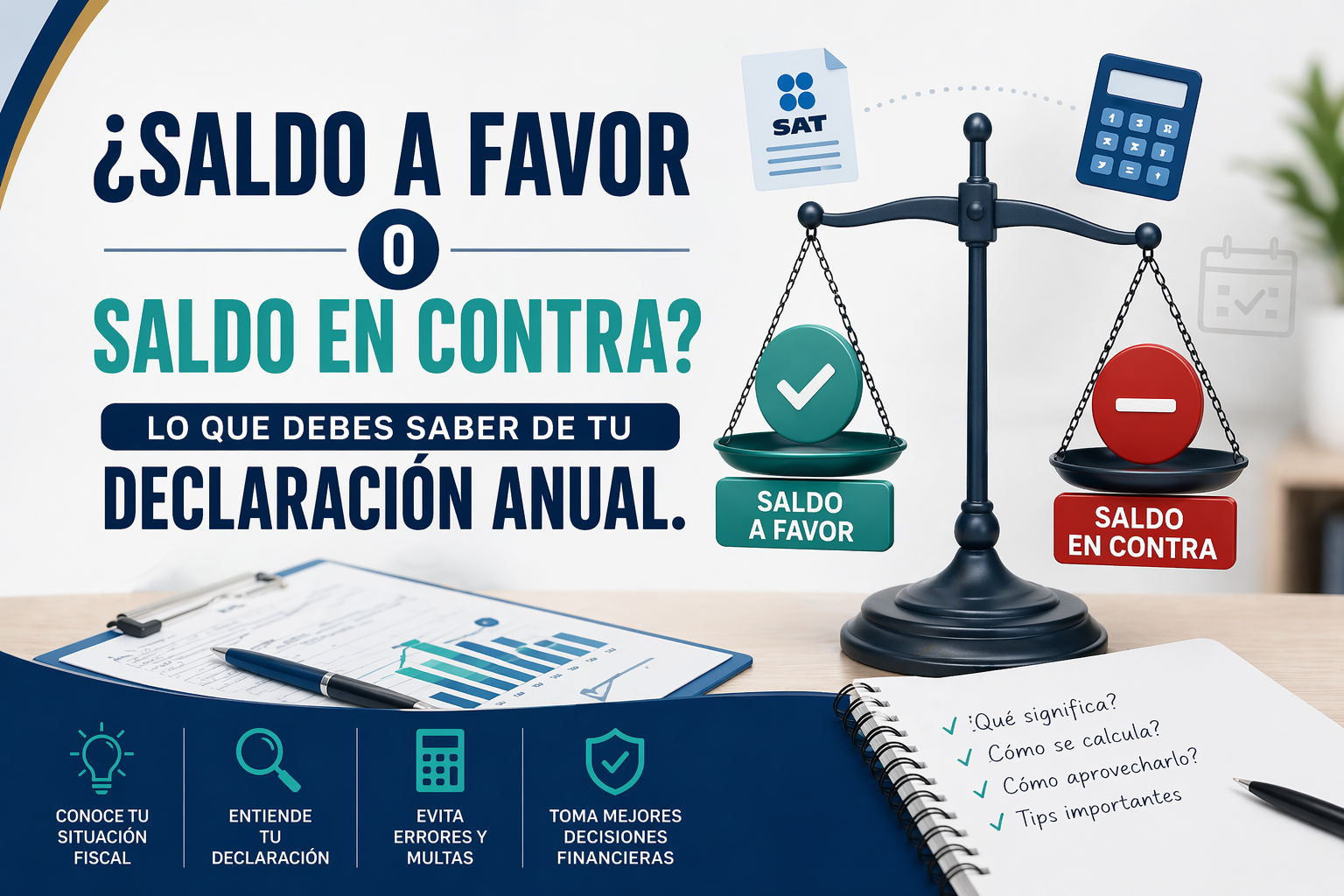 ¿SALDO A FAVOR O SALDO EN CONTRA? LO QUE DEBES SABER DE TU DECLARACIÓN ...